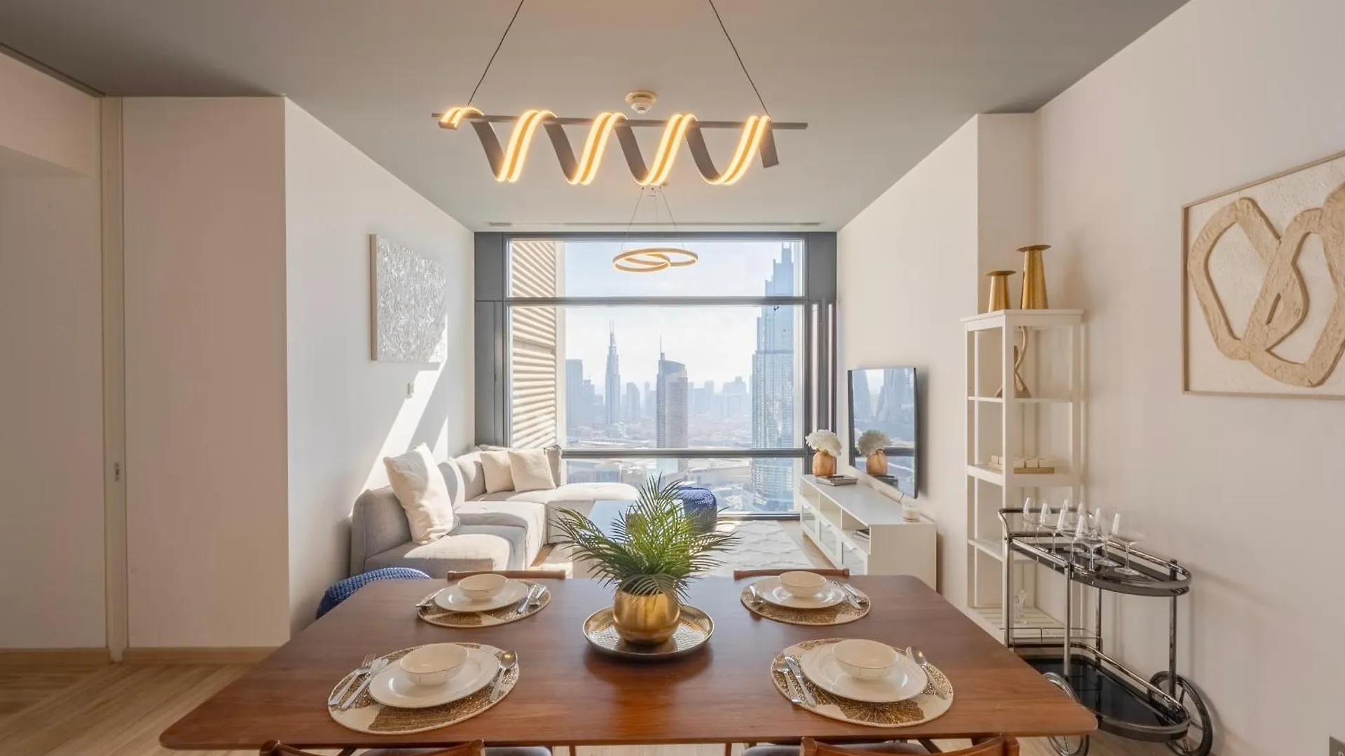 Elegant 1-Bedroom Apartment, Full Burj Khalifa & Downtown Views Dubai United Arab Emirates